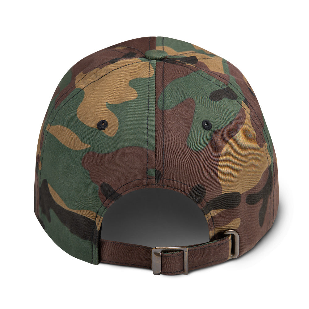 GHSC Surfboard Logo Dad Hat - Camo - Green Hill Surf Club