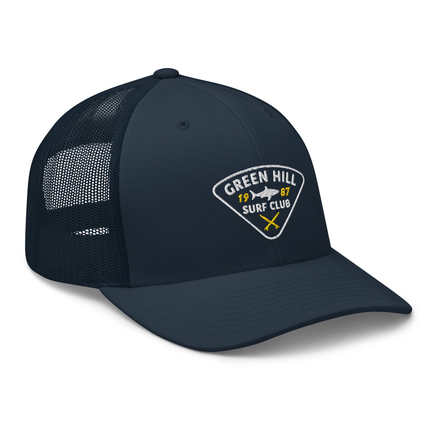 Green Hill Surf Club Trucker Hat - Navy - Green Hill Surf Club