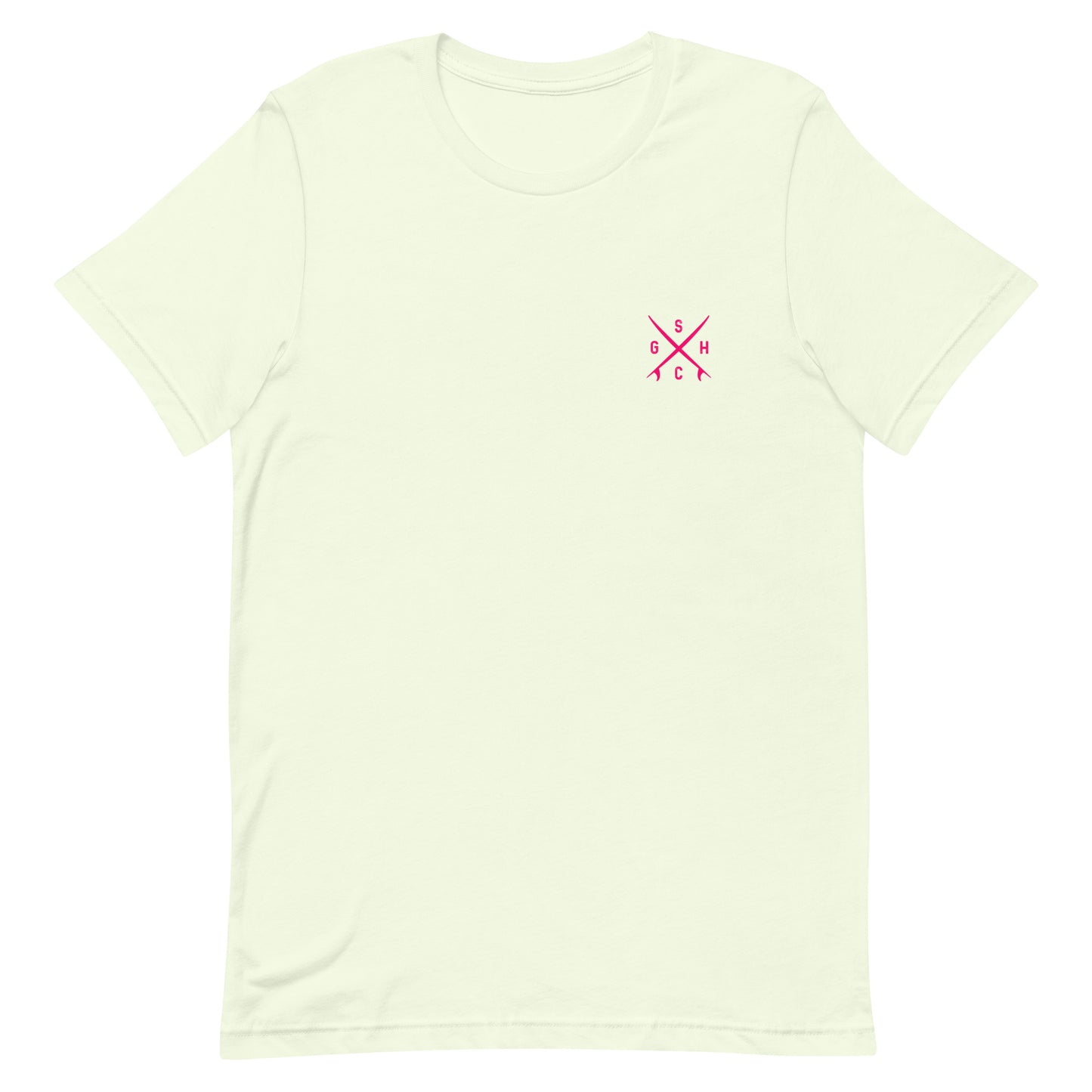 GHSC T-Shirt - Lime - Green Hill Surf Club