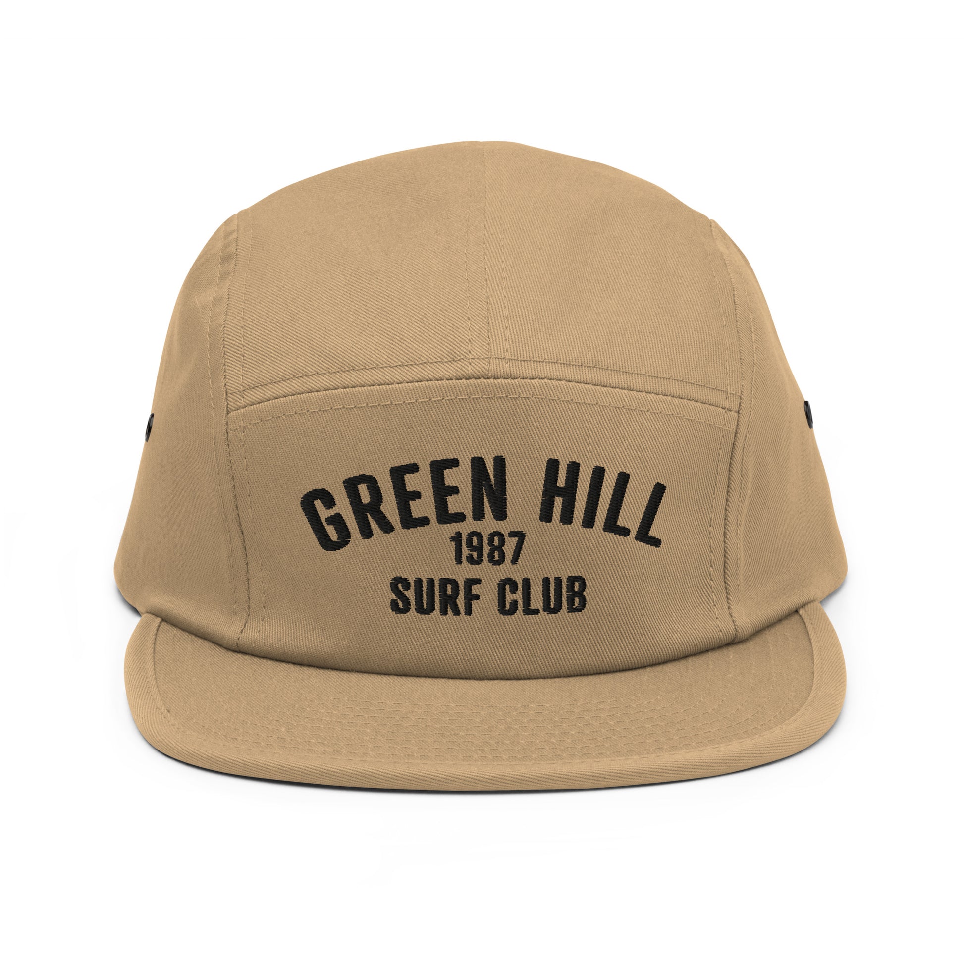 Green Hill Surf Club Five Panel Cap - Tan - Green Hill Surf Club