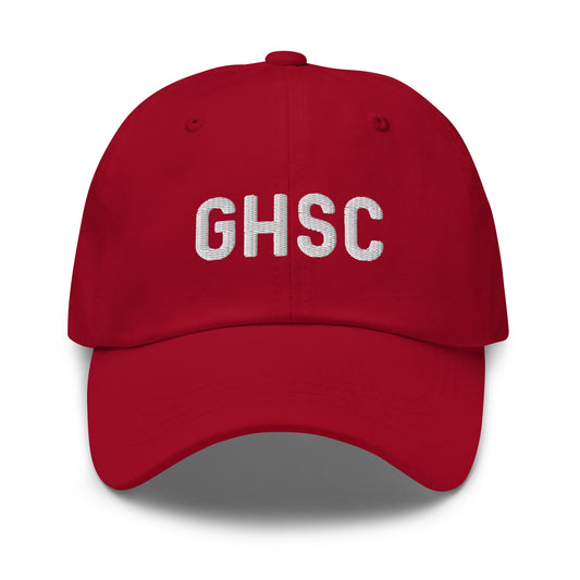 GHSC Dad Hat - Red - Green Hill Surf Club