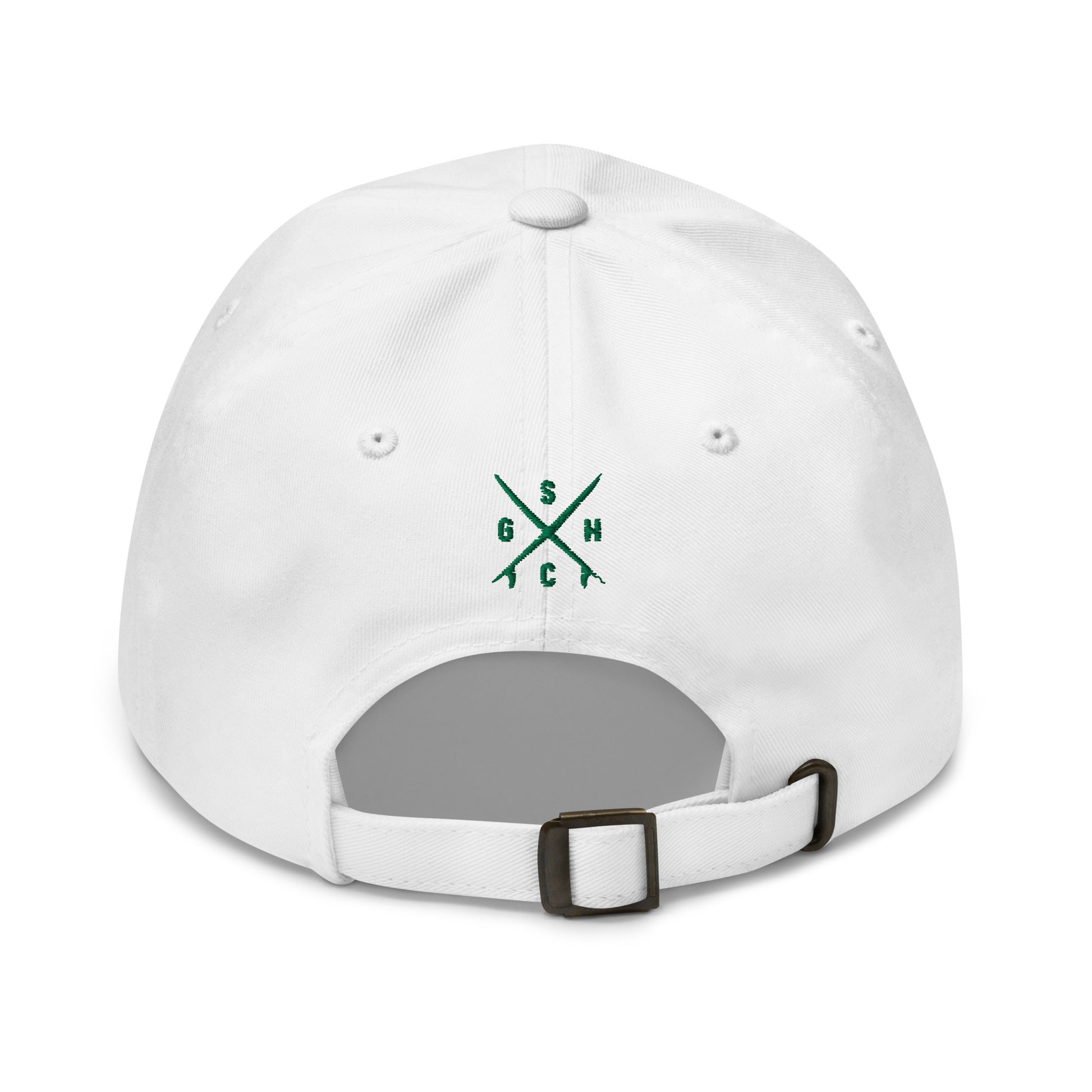 White GHSC Dad Hat - Green Hill Surf Club