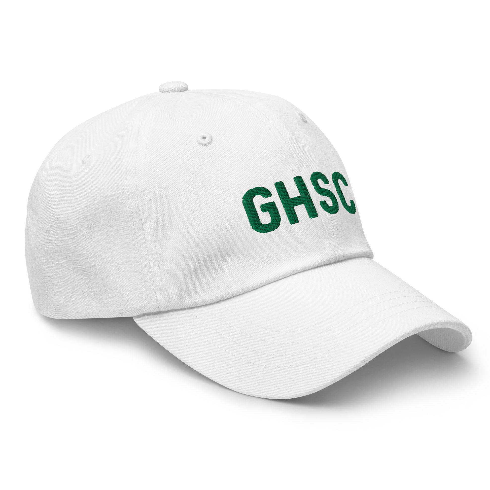 White GHSC Dad Hat - Green Hill Surf Club