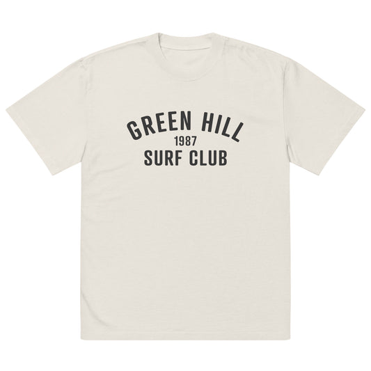 Green Hill Surf Club Oversized Faded T-Shirt - Faded Bone - Green Hill Surf Club