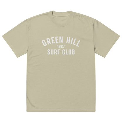 Green Hill Surf Club Oversized Faded T-Shirt - Faded Sage - Green Hill Surf Club