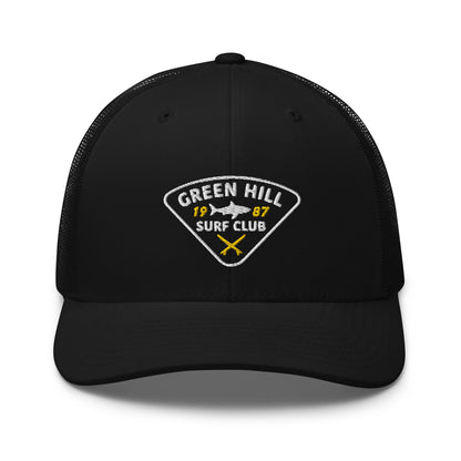 Green Hill Surf Club Trucker Hat - Black - Green Hill Surf Club