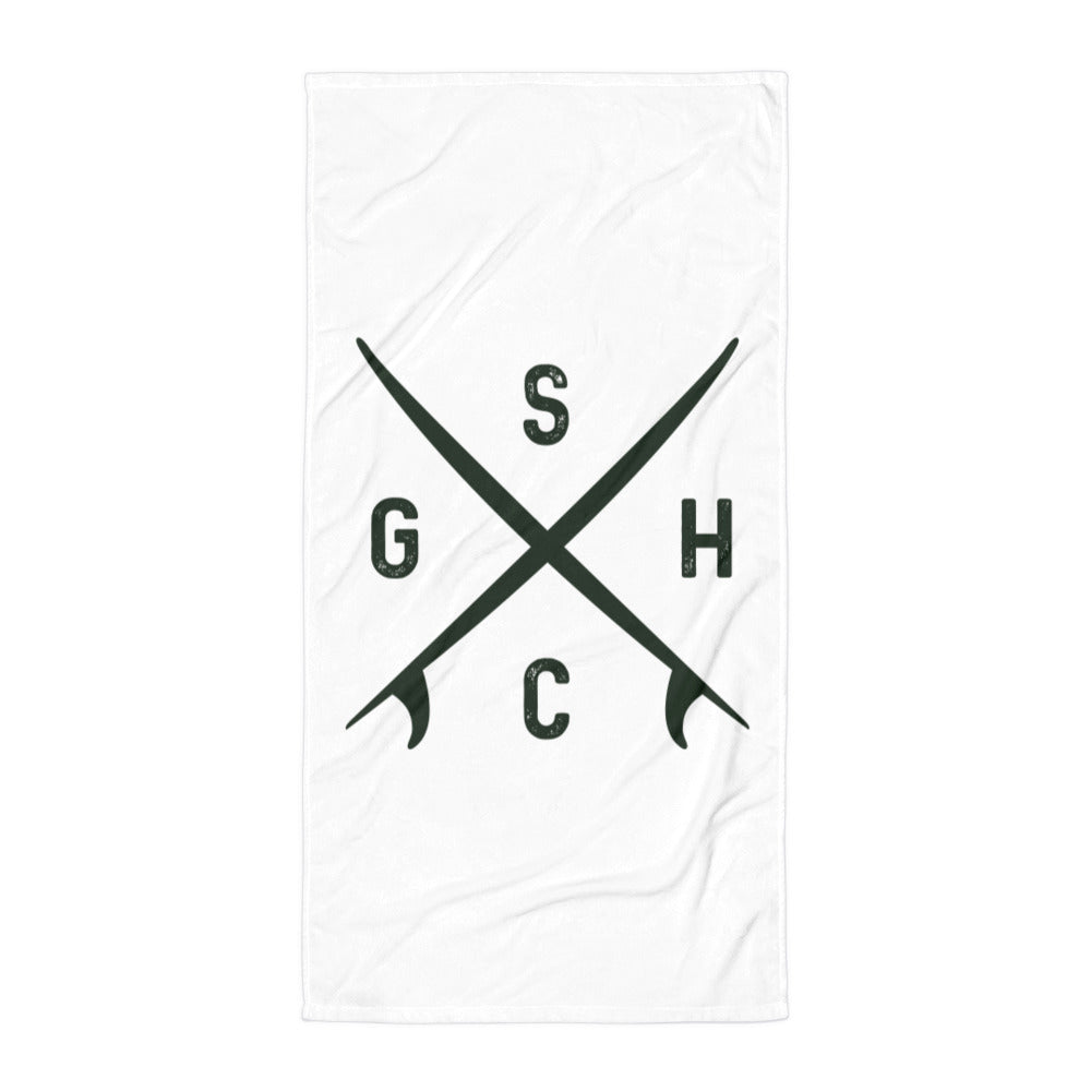 GHSC Logo Beach Towel - Green Hill Surf Club