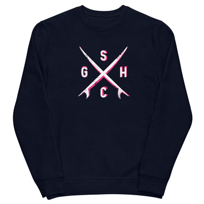 GHSC Organic Cotton Crew Sweatshirt - Navy - Green Hill Surf Club