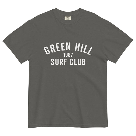 Green Hill Surf Club Heavyweight T-Shirt - Grey - Green Hill Surf Club