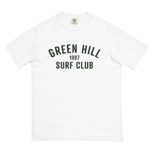 Green Hill Surf Club Heavyweight T-Shirt White - Green Hill Surf Club