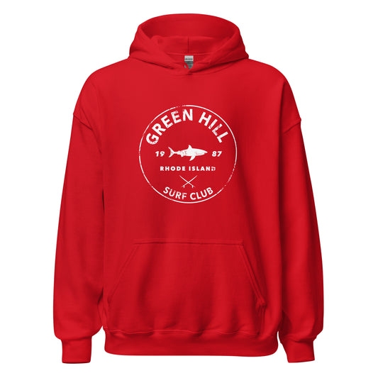 Green Hill Surf Club Hoodie - Red - Green Hill Surf Club