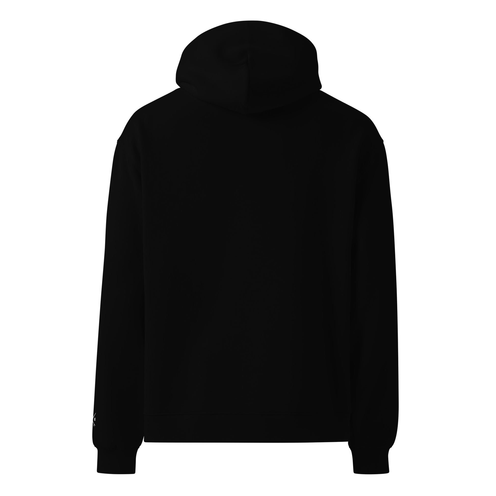 Green Hill Surf Club Oversized Embroidered Hoodie - Black - Green Hill Surf Club