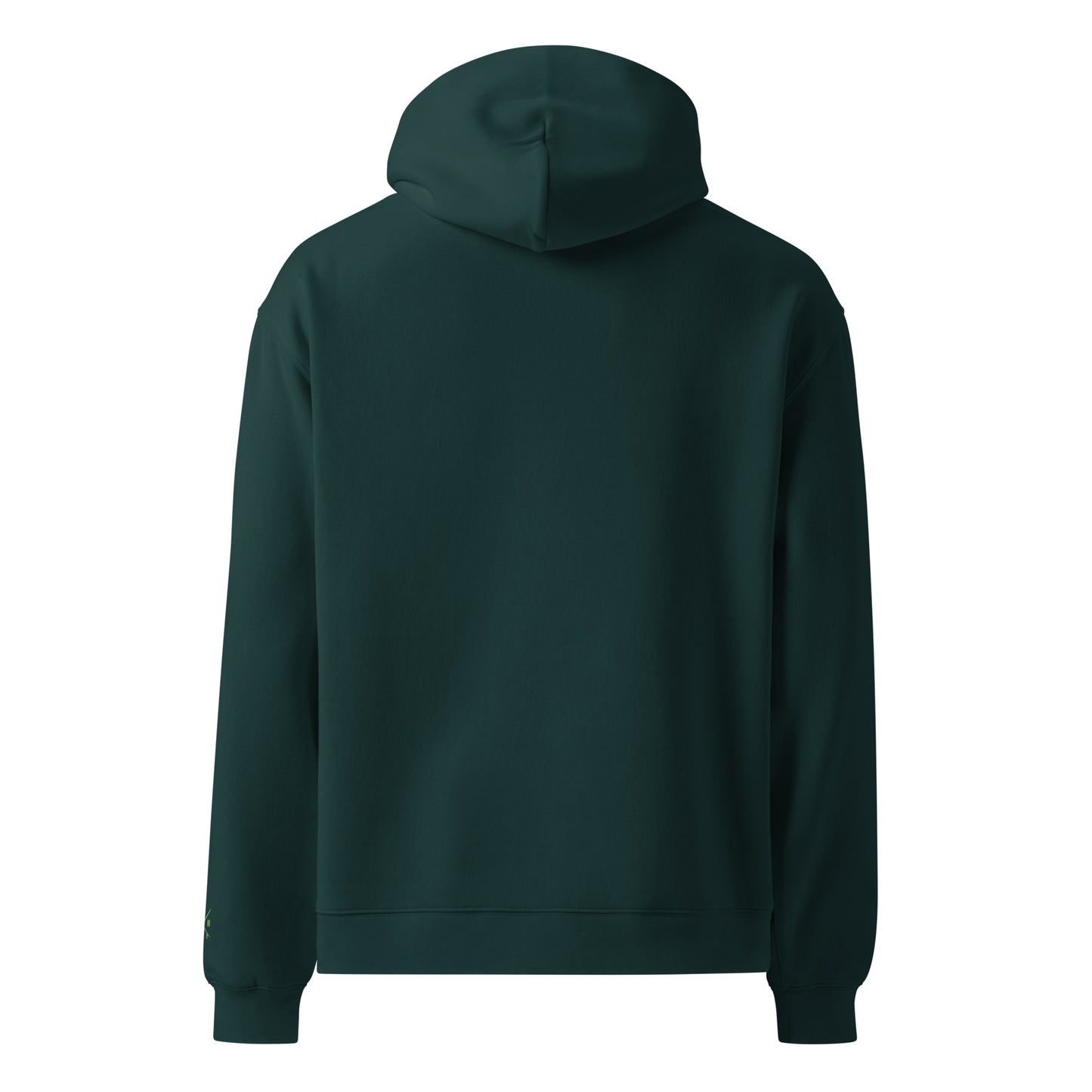 Green Hill Surf Club Oversized Embroidered Hoodie - Forrest Green - Green Hill Surf Club