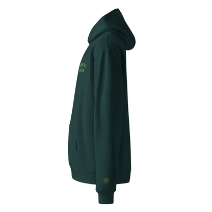 Green Hill Surf Club Oversized Embroidered Hoodie - Forrest Green - Green Hill Surf Club