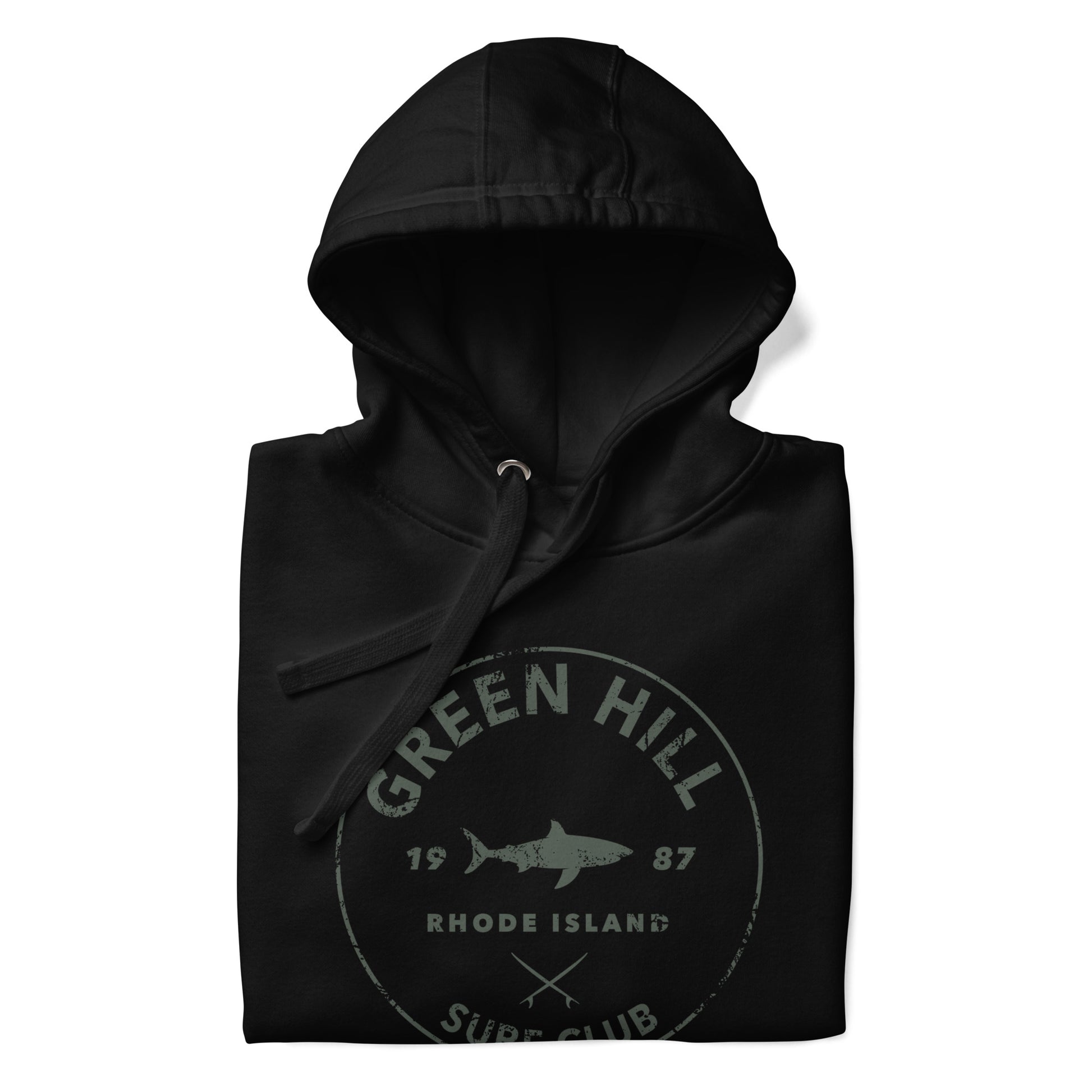 Green Hill Surf Club Hoodie - Black - Green Hill Surf Club