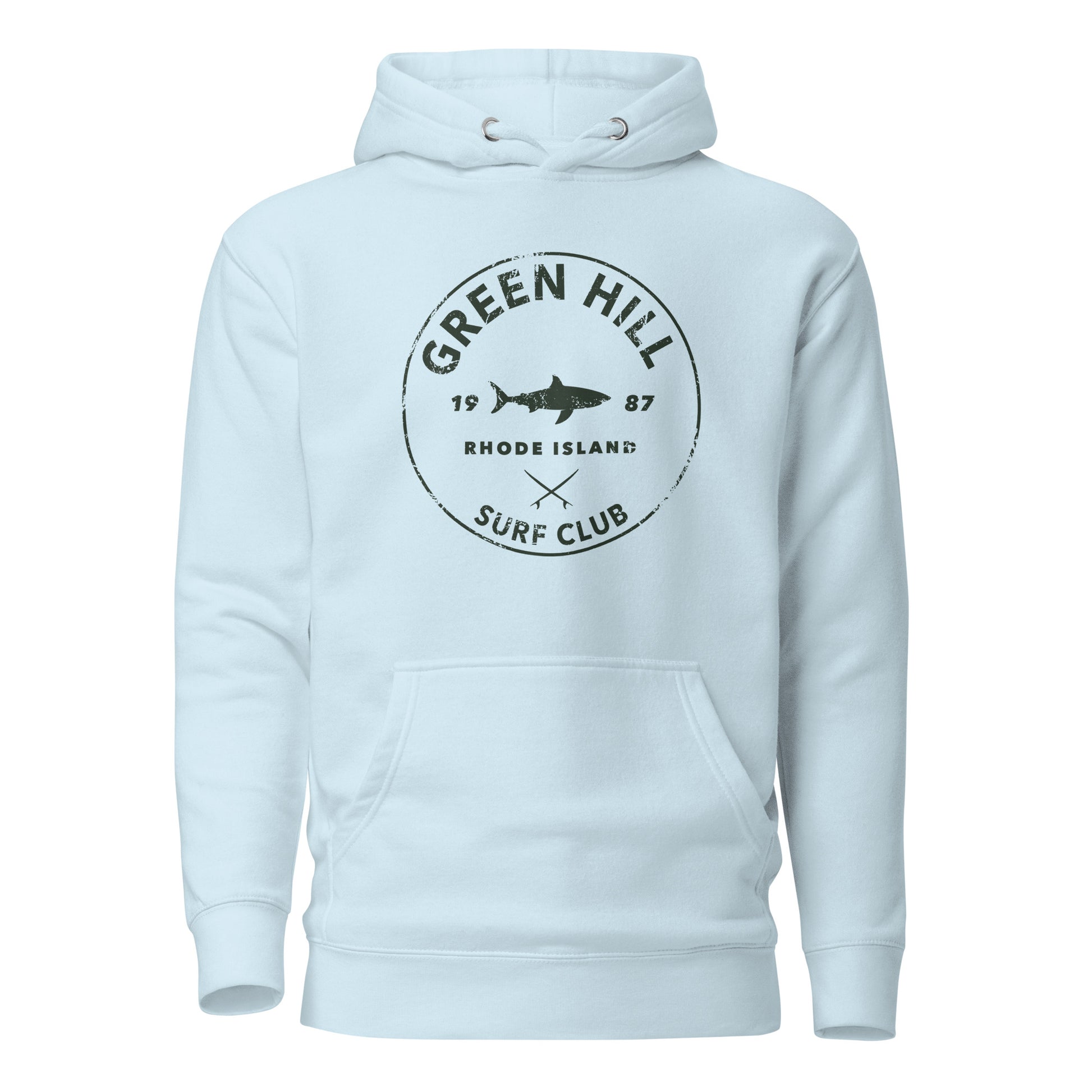 Green Hill Surf Club Hoodie - Sky Blue - Green Hill Surf Club