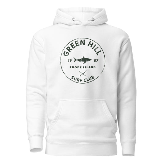 Green Hill Surf Club Hoodie - White - Green Hill Surf Club