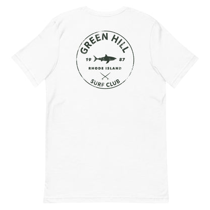 GHSC T-Shirt - White - Green Hill Surf Club