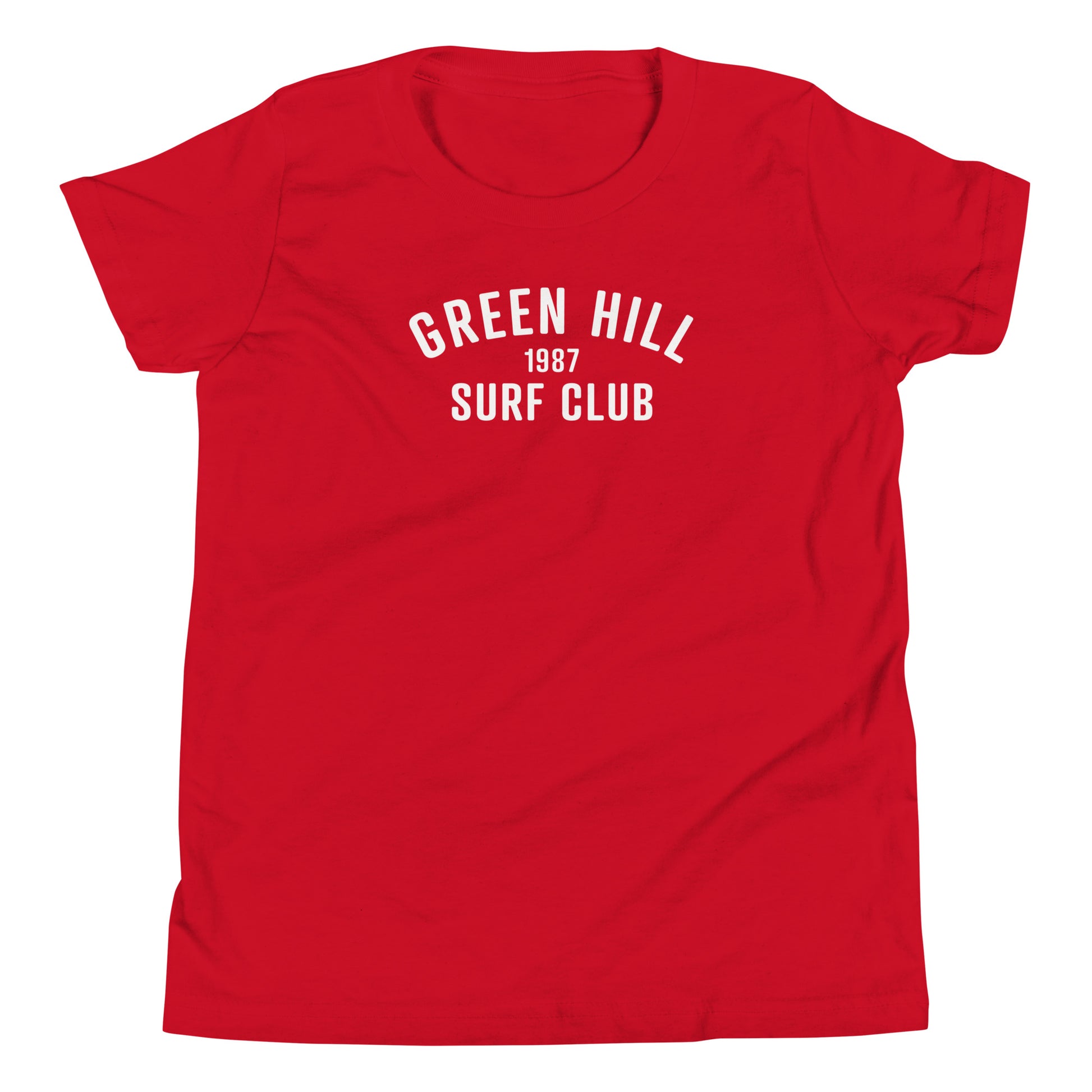 Green Hill Surf Club Kids T-Shirt - Red - Green Hill Surf Club